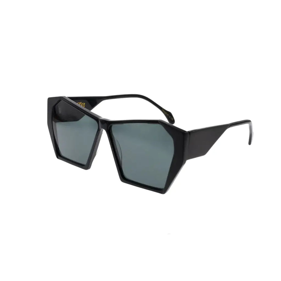 Age Eyewear Linkage Sunglasses Black angle view