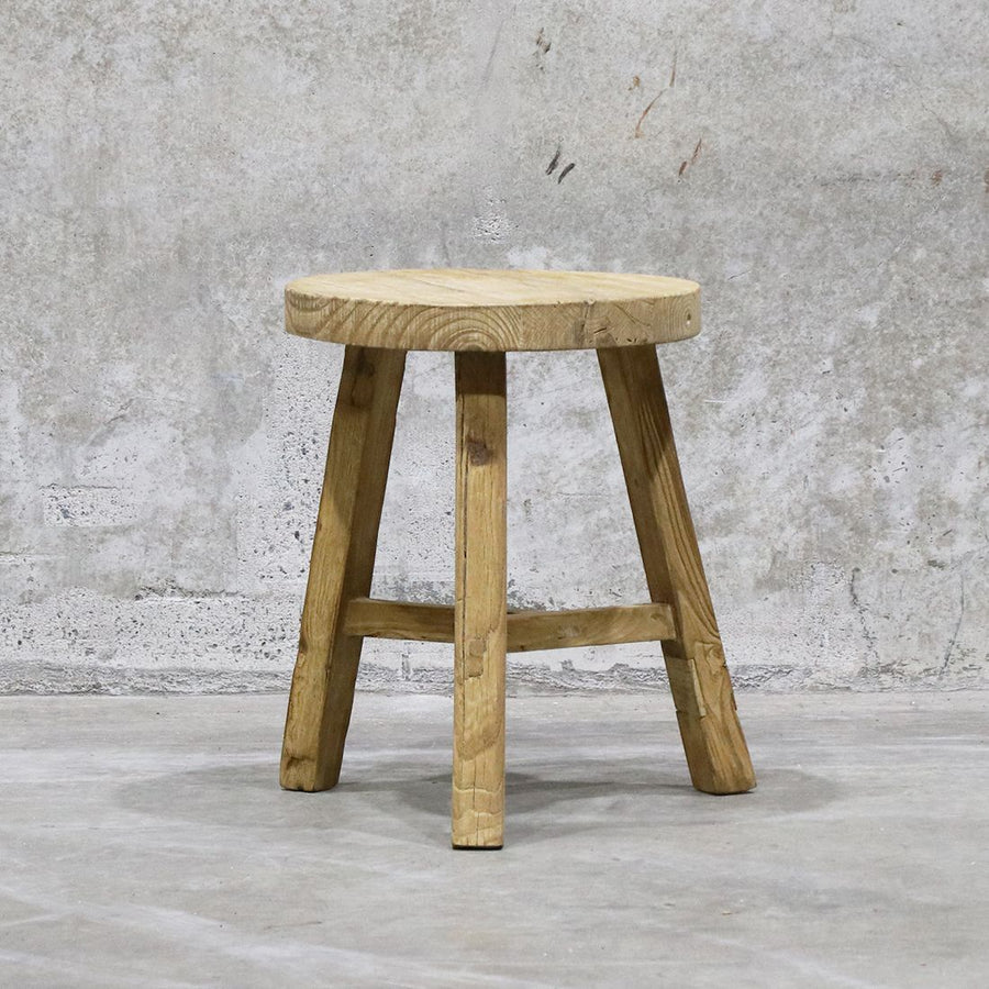 Parq Round Stool - Natural