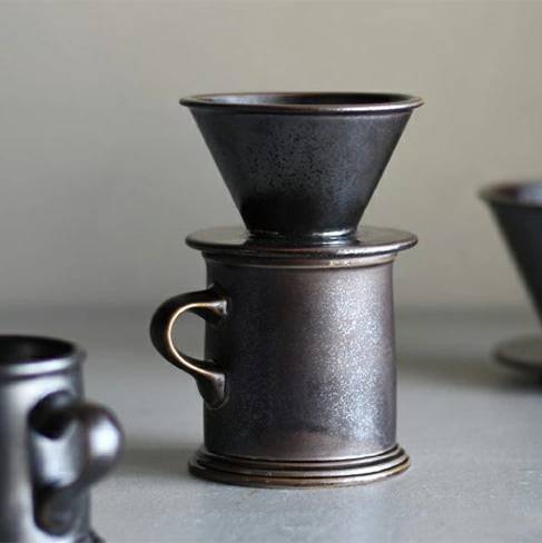 Vintage Slow Coffee Style Mug - Black