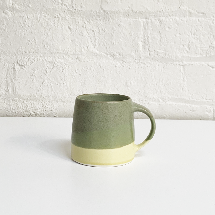 Slow Coffee Style Mug 320ml - Green/Yellow