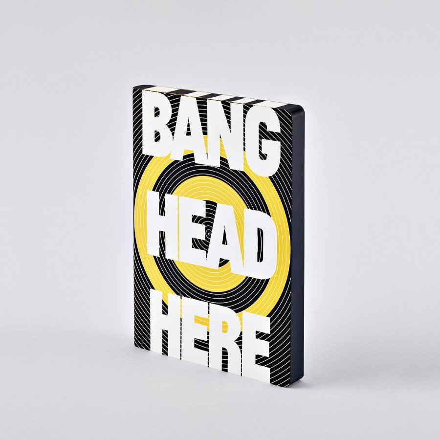 nuuna A5 notebook - Bang Head Here cover