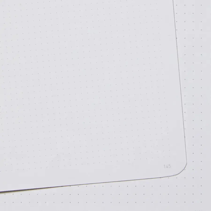 nuuna A5 notebook - Bang Head Here dot grid close up