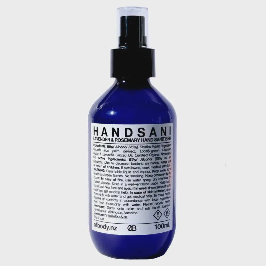 Lavender + Rosemary Hand Sani - 200ml