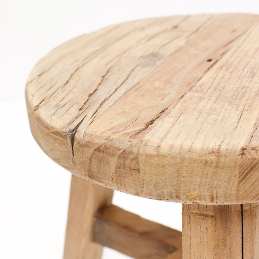 Parq Round Stool - Natural