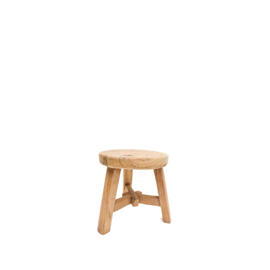 Parq Footstool Round - Natural