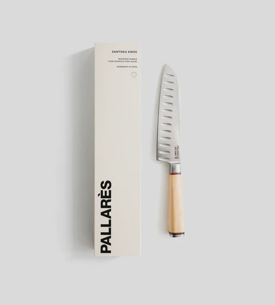 Pallarès Box Wood Santoku Knife